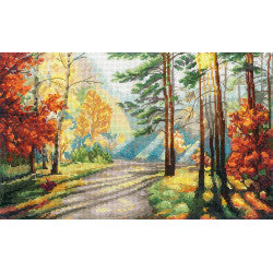 Kreuzstich | Herbstfarben 38x24 cm