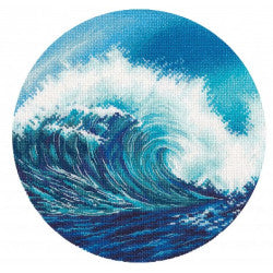 Kreuzstich | Die Welle 22x22 cm