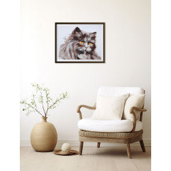 Kreuzstich | Katzenblicke -  33x26 cm