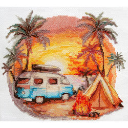Kreuzstich | Strand Abenteuer -  22x20 cm