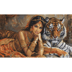 Kreuzstich | Indische Prinzessin -  64x38 cm