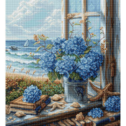 Kreuzstich | Meeresblick -  29x31 cm