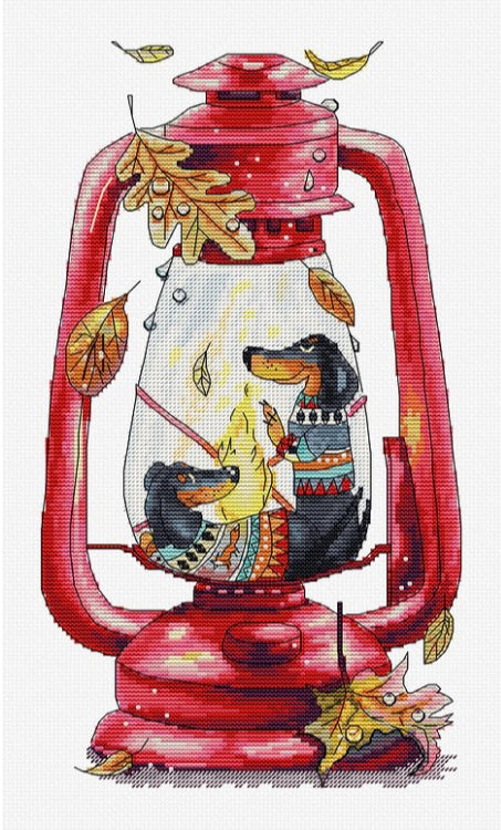 Kreuzstich -  | Zusammen ist es wärmer  19x33 cm