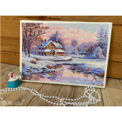 Kreuzstich | Der erste Schnee 20x29 cm