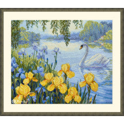 Kreuzstich | Schwanensee -  28x34 cm