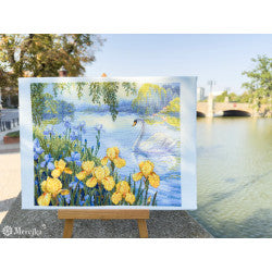 Kreuzstich | Schwanensee -  28x34 cm