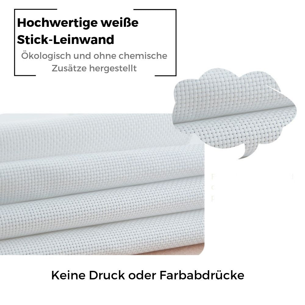 Kreuzstich - Modisches Auto | 25x35 cm - Diy - Fadenkunst