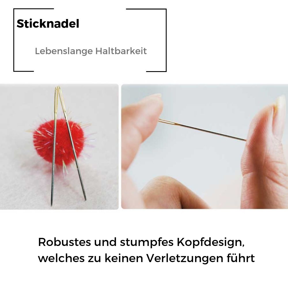 Kreuzstich - Magnet - Schwein mit Weihnachtsbaum | 15x20 cm - Diy - Fadenkunst