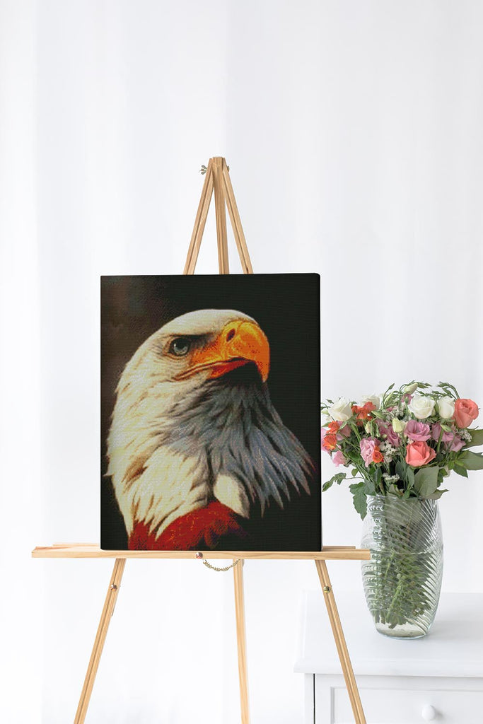 Kreuzstich - Adler | 50x60 cm - Diy - Fadenkunst