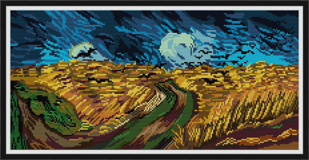 Kreuzstich - Landschaftsimpressionen 1  | 22x10cm