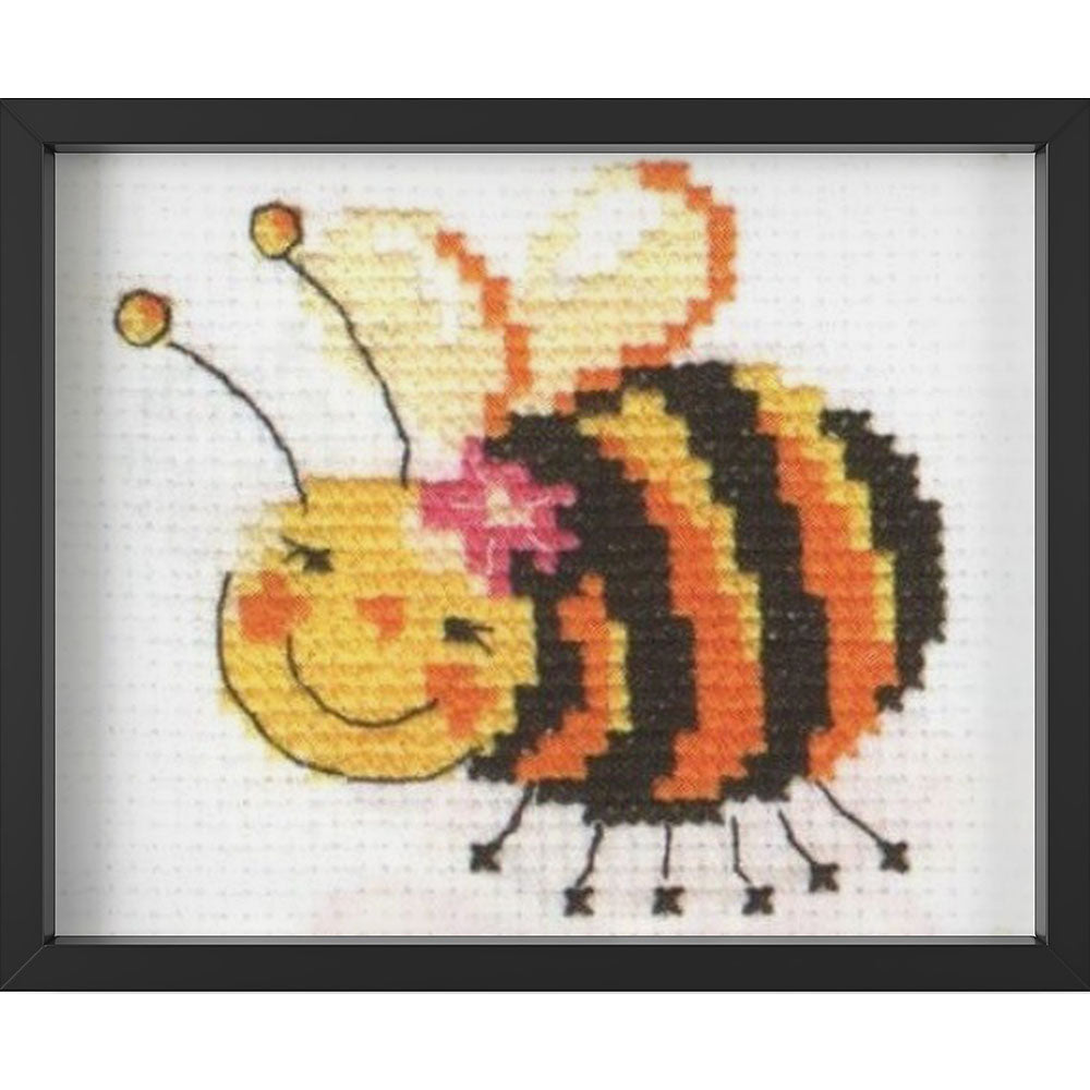 Kreuzstich - Ich Fliege | 10x10 cm - Diy - Fadenkunst