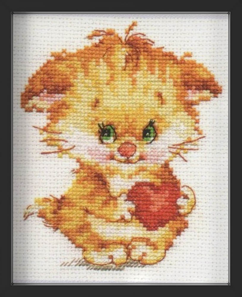 Kreuzstich - Es Gibt Keine Worte, um von Meiner Liebe zu Erzählen | 10x15 cm - Diy - Fadenkunst