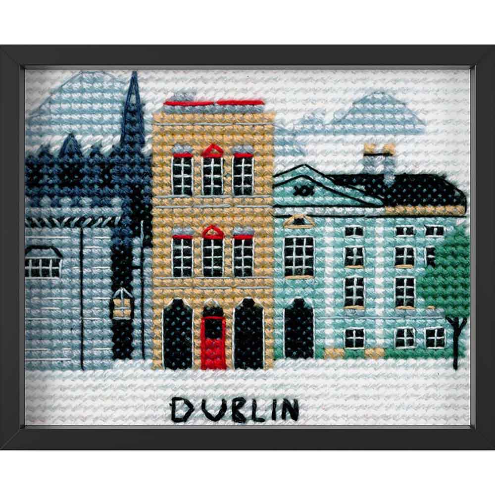 Kreuzstich - Dublin | 10x10 cm - Diy - Fadenkunst