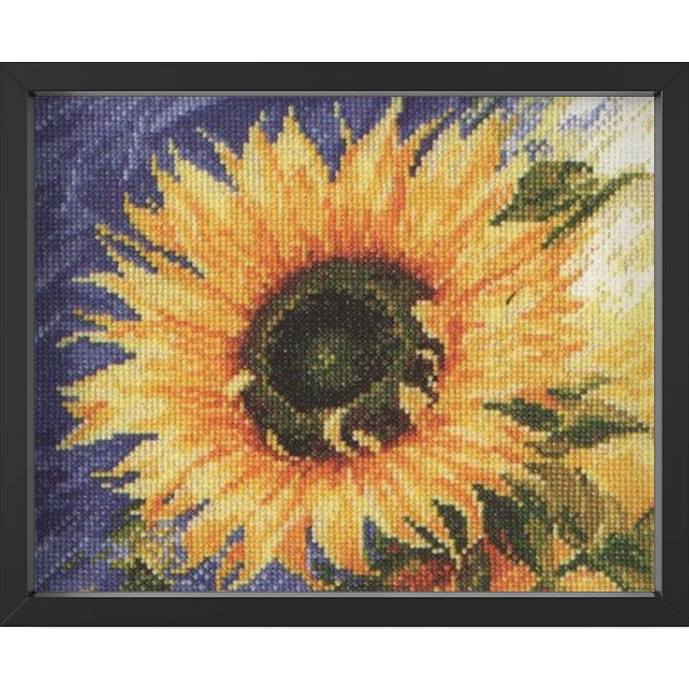 Kreuzstich - Botschafter der Sonne | 20x20 cm - Diy - Fadenkunst