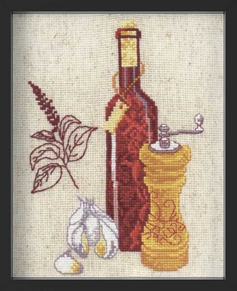 Kreuzstich - Küche Kollektion | 15x20 cm - Diy - Fadenkunst