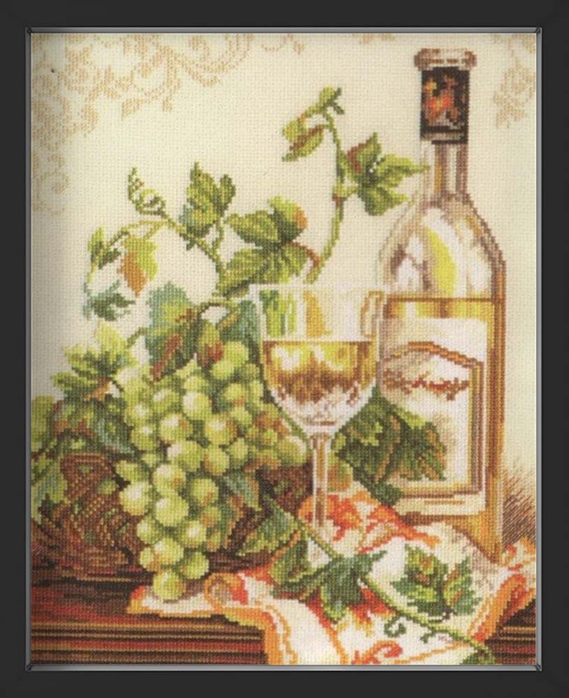 Kreuzstich - Chardonnay | 30x40 cm - Diy - Fadenkunst
