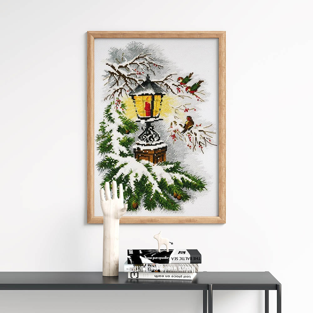 Kreuzstich - Laterna Magica | 20x30 cm - Diy - Fadenkunst