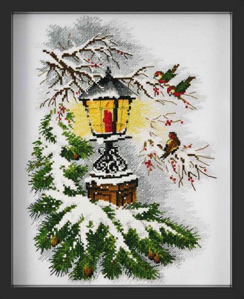 Kreuzstich - Laterna Magica | 20x30 cm - Diy - Fadenkunst