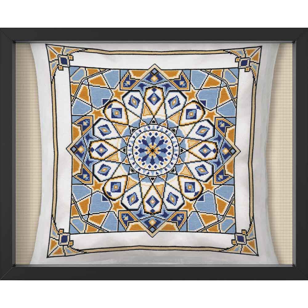 Kreuzstich - Kaleidoskop 2 | 40x40 cm - Diy - Fadenkunst