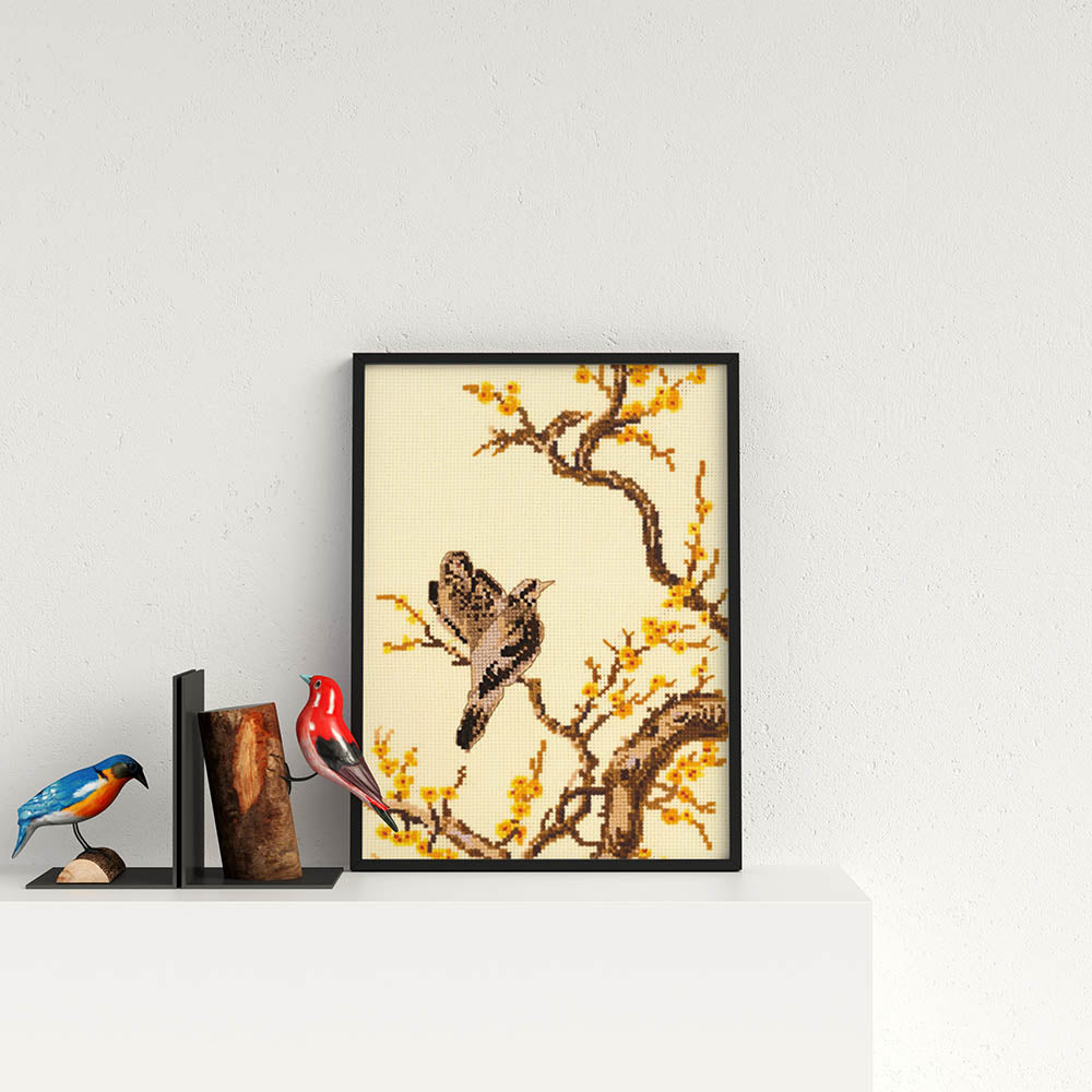 Kreuzstich - Chinesische Motive - Jays | 20x50 cm - Diy - Fadenkunst