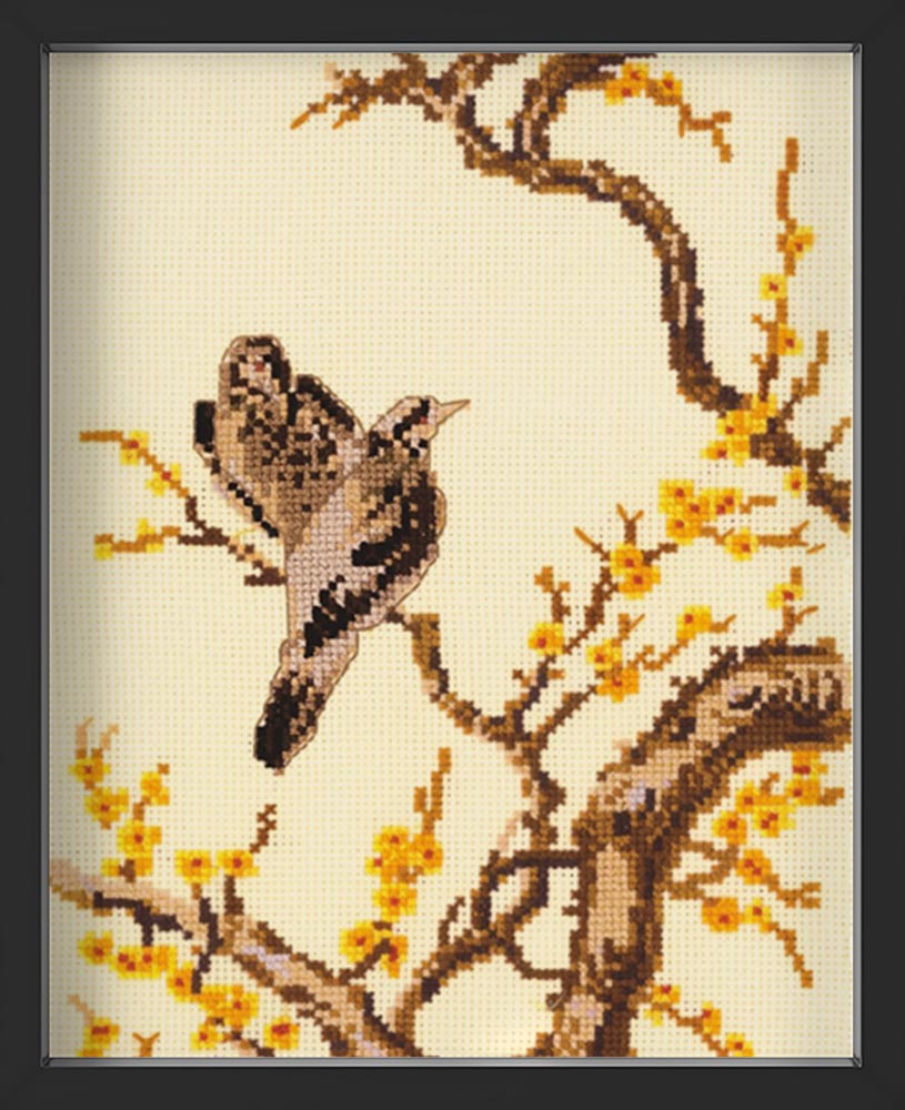 Kreuzstich - Chinesische Motive - Jays | 20x50 cm - Diy - Fadenkunst