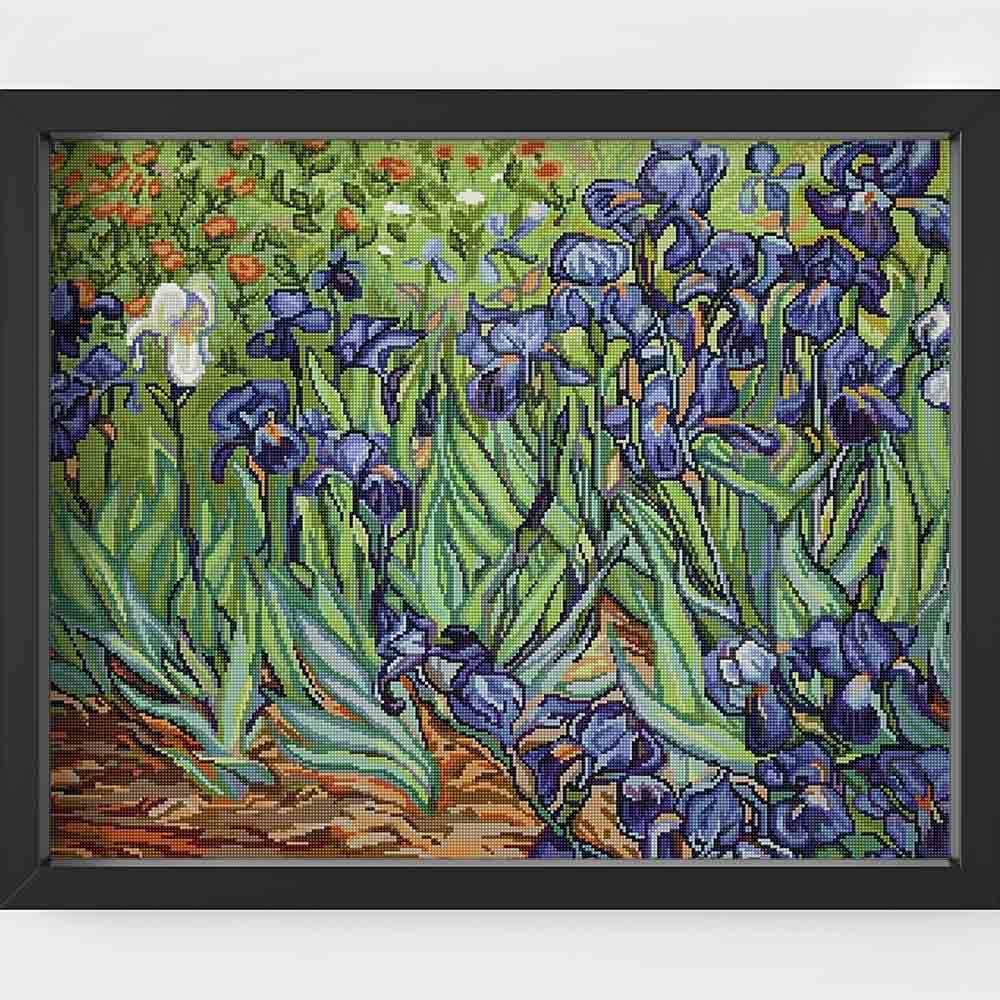Kreuzstich - Irise - Van Gogh | 42x34 cm