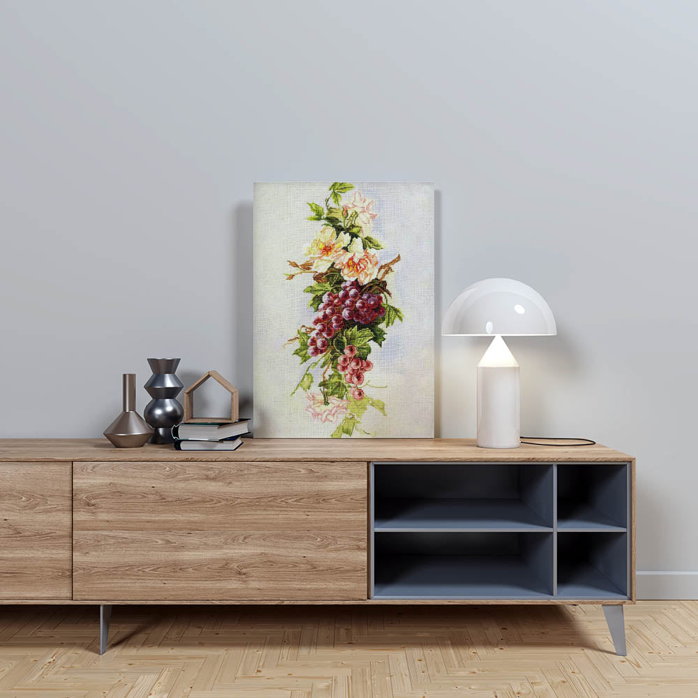 Kreuzstich - Herbstgeschenke | 50x25 cm - Diy - Fadenkunst