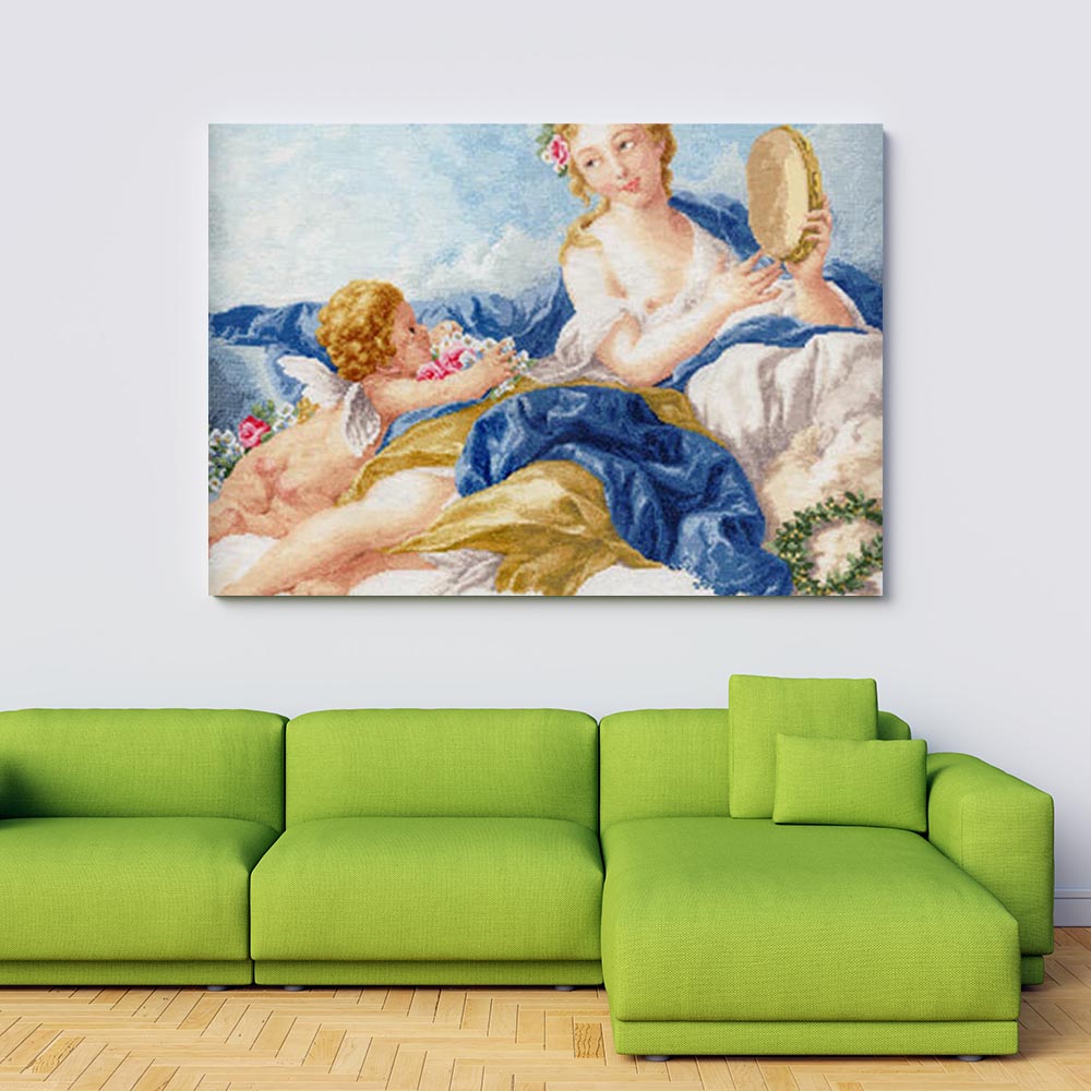 Kreuzstich - Muse Terpsichore | 40x60 cm - Diy - Fadenkunst