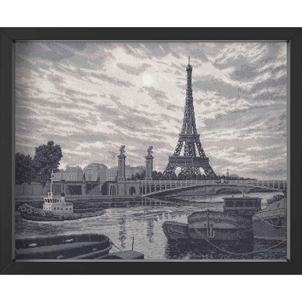 Kreuzstich - Paris | 45x60 cm - Diy - Fadenkunst