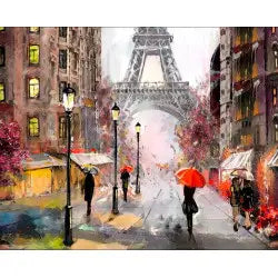 Diamond Painting - Rues de Paris | 50x40 cm