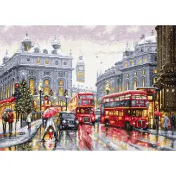 Kreuzstich - London Streets | 45x32 cm