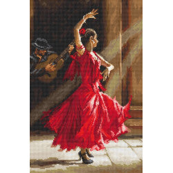 Kreuzstich - Flamenco 1 | 22x33 cm