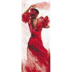 Kreuzstich - Flamenco 2 | 14x36 cm