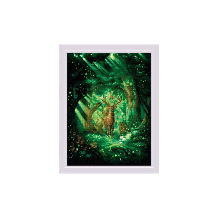 Kreuzstich -  | Geheimnisse des Waldes  30x40 cm